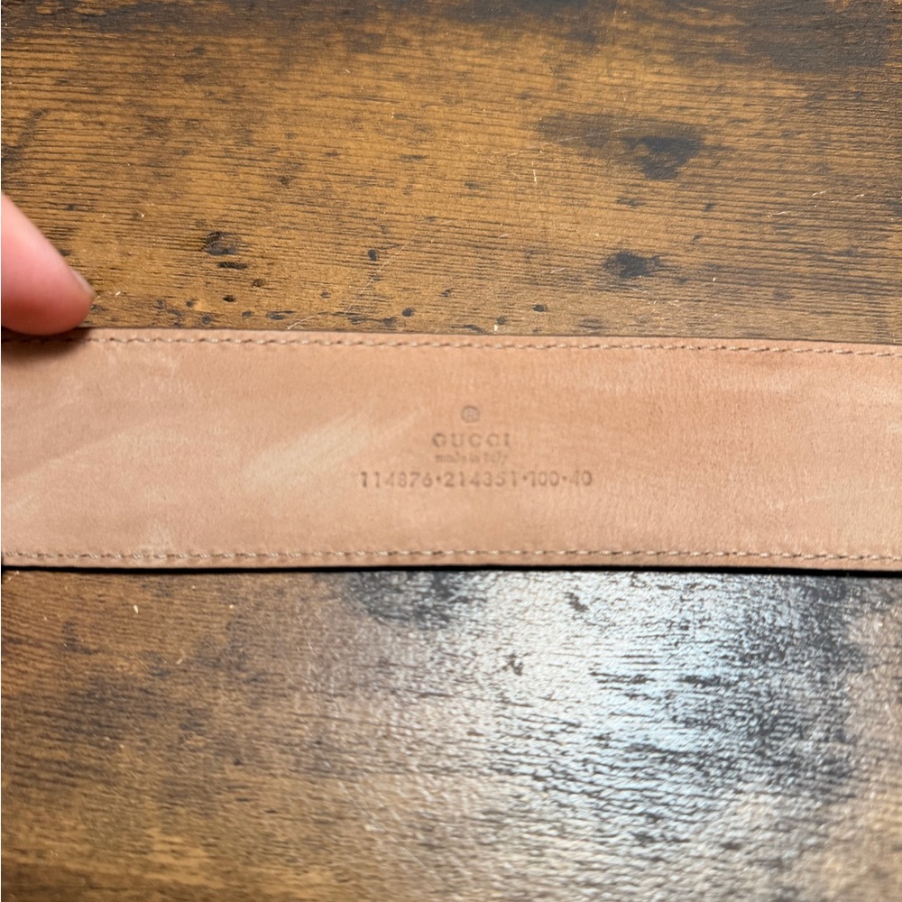 Gucci Interlocking G Reversible Leather Belt - image 4